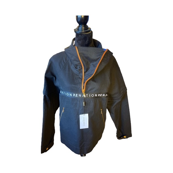 PE NATION The Tempo Run Jacket Black Women's Size Small NWT - Picture 4 of 12